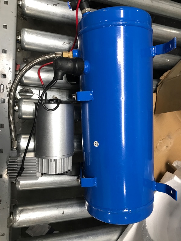 Photo 1 of JDMSPEED New 150PSI DC 12V Air Compressor with 6 Liter Tank 1.6 Gallon For Train Horns Motorhome Tires