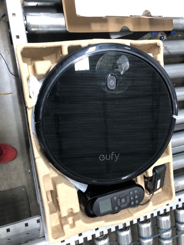 Photo 2 of eufy Boost IQ RoboVac 11S (Slim), 1300Pa Strong Suction, Super Quiet, Self-Charging Robotic Vacuum Cleaner, Cleans Hard Floors to Medium-Pile Carpets (Black)