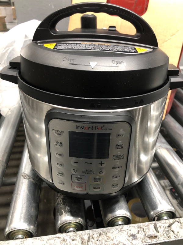 Photo 2 of *Missing Power Cord-Unable to Test* Instant Pot DUO Plus 3 Qt 9-in-1 Multi- Use Programmable Pressure Cooker, Slow Cooker, Rice Cooker, Yogurt Maker, Egg Cooker, Sauté, Steamer, Warmer, and Sterilizer