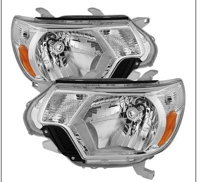 Photo 1 of 2012 - 2015 TOYOTA TACOMA OEM STYLE HEADLIGHTS - CHROME
