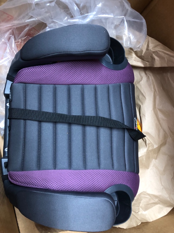 Photo 2 of Chicco GoFit Plus Backless Booster Car Seat with Quick-Release Latch, Travel Booster Seat for Car, Portable Car Booster Seat for Children 40-110 lbs. | Vivaci/Pink Vivaci GoFit Plus