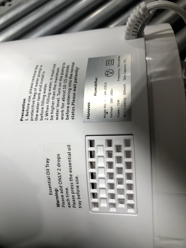 Photo 5 of 17L/4.5Gal Ultra Large Humidifiers for Bedroom 2000 sq ft, Quiet Humidifiers for Large Room, Tower Humidifier with 4 Mist Mode & Extension Tube for Home School Office Commercial Greenhouse Plants