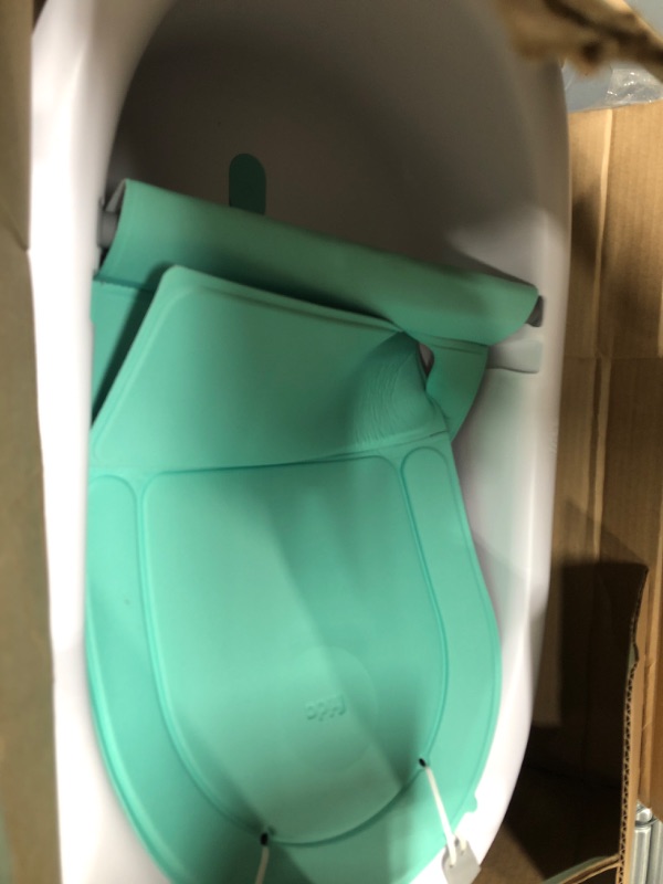 Photo 1 of 4-in-1 Grow-with-Me Bath Tub by Frida Baby Transforms Infant Bathtub to Toddler Bath Seat with Backrest for Assisted Sitting in Tub