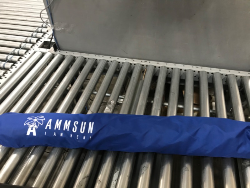 Photo 3 of AMMSUN Shade Umbrella, Premium Portable Umbrella with Stand, 6.5ft Lightweight Sports Umbrella for Sporting Games, Adjustable Instant Sun Protection and Easy to Carry,Blue
