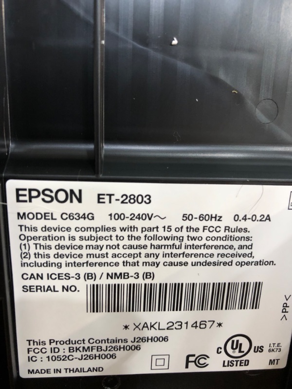 Photo 4 of Epson - EcoTank ET-2800 Wireless All-in-One Supertank Inkjet Printer - White
