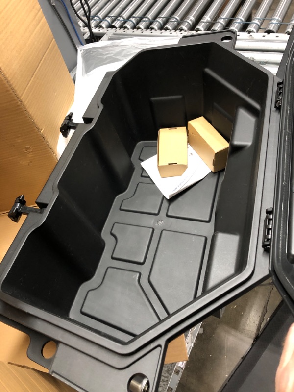 Photo 2 of A & UTV PRO 60 QT Forward Cargo Box Compatible with 2022 2023 Polaris RZR PRO R / Pro R 4, Rear Storage Bin Bed Tool Box Accessories, Waterproof Dust Resistant, Replace OEM # 2884235