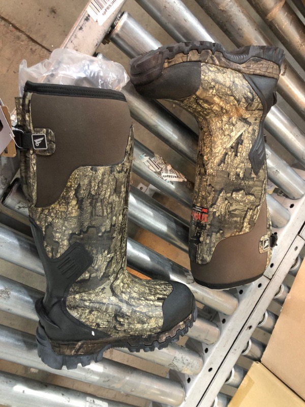 Photo 2 of Fans Hunting Boots for Women Size 7,100% Waterproof Insulated 17''Rubber Hunting Boots with 1000G Thinsulate Insulation,5mm Neoprene Muck Hunting Boot Realtree Timber Camo