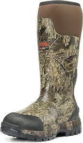 Photo 1 of Fans Hunting Boots for Women Size 7,100% Waterproof Insulated 17''Rubber Hunting Boots with 1000G Thinsulate Insulation,5mm Neoprene Muck Hunting Boot Realtree Timber Camo