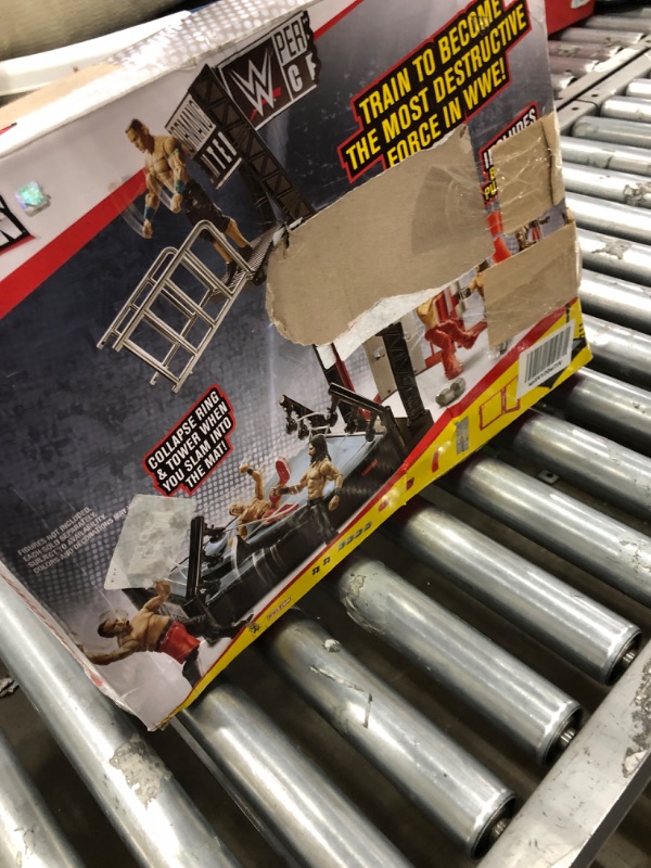 Photo 2 of ?WWE Wrekkin’ Performance Center Playset with Gym, Breakable Accessories, Collapsible Scaffolding, Breakaway Sign, Collapsible Ring & Easy Reassembly ?? [Amazon Exclusive] Wrekkin Performance Center Playset
