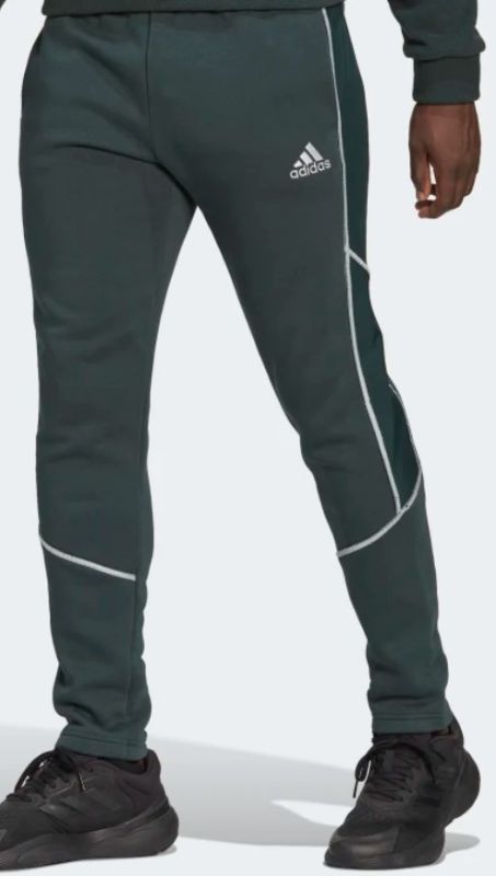 Photo 1 of adidas Men's Essentials in The Dark Reflective Fleece Pants XX-Large Shadow Green/Halo Silver