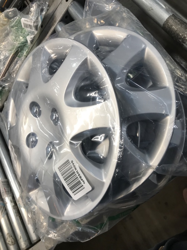 Photo 1 of Silver Hubcaps Wheel Covers for Honda Civic 1998-2002 (14 inch) – Four (4) Pieces Corrosion-Free & Sturdy – Full Heat & Impact Resistant Grade – Replacement 4-Pack