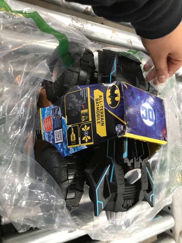 Photo 1 of DC Comics Batman, All-Terrain Batmobile Remote Control Vehicle, Water-Resistant Batman Toys for Boys Aged 4 and Up All Terrain Batmobile