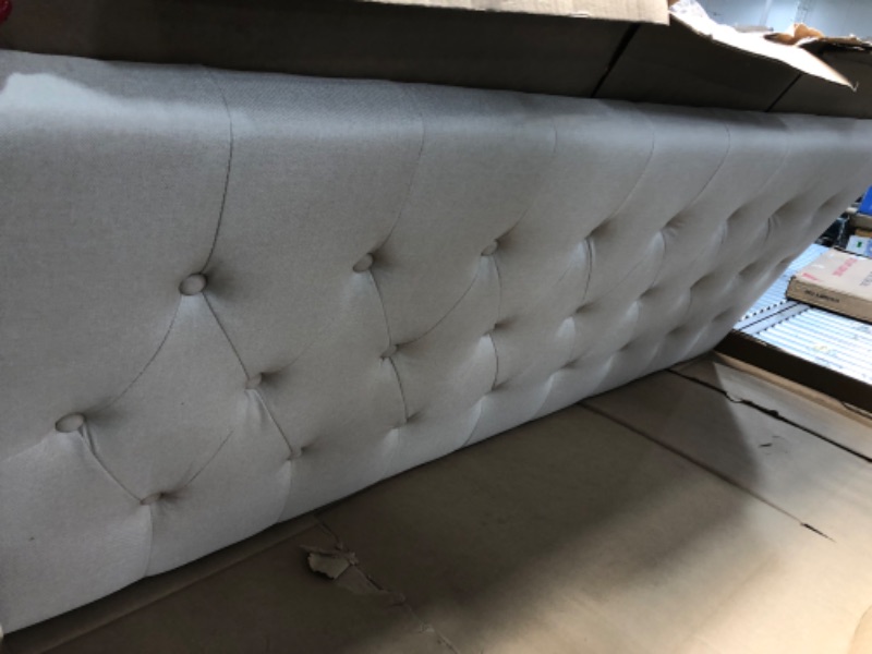 Photo 1 of 22.5"X56.5" light Grey Headboard 