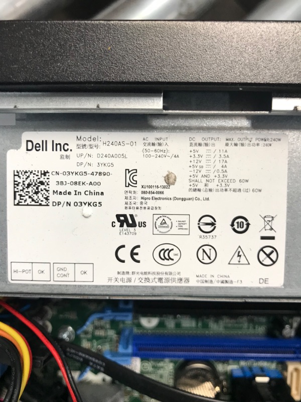 Photo 8 of **PARTS OMLY** DELL OPTIPLEX 7010 SF DOES NOT COME WITH KEYBOARD OR MOUSE 