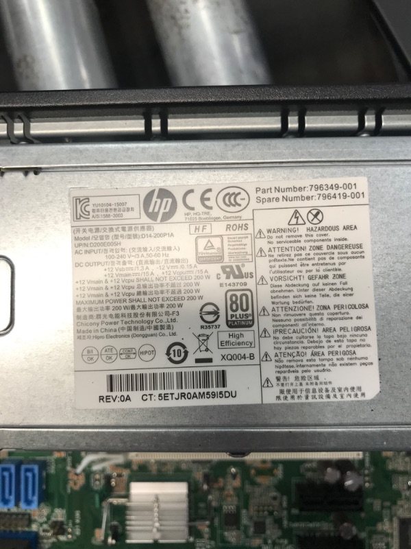 Photo 7 of HP Business Desktop ProDesk 600 G2 Desktop Computer - Intel Core i5 (6th Gen) i5-6500 3.20 GHz - 8 GB DDR4 SDRAM - 256 GB SSD 
