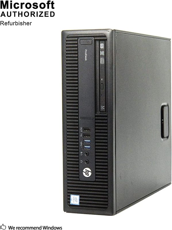 Photo 1 of HP Business Desktop ProDesk 600 G2 Desktop Computer - Intel Core i5 (6th Gen) i5-6500 3.20 GHz - 8 GB DDR4 SDRAM - 256 GB SSD 
