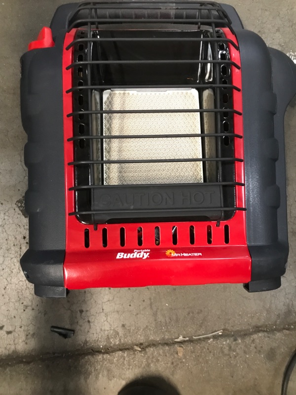 Photo 3 of 4000 BTU to 9000 BTU Portable Buddy Outdoor Camping Radiant Propane Gas Space Heater Canada Version in Red