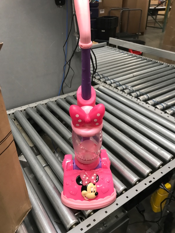 Photo 2 of Disney Junior Minnie Mouse Twinkle Bows Play Vacuum with Lights and Realistic Sounds, Amazon Exclusive, by Just Play