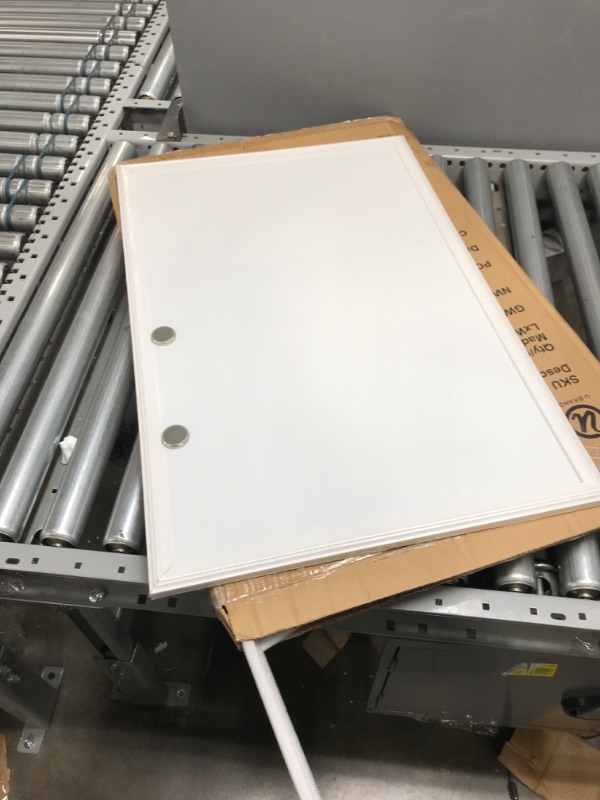 Photo 1 of U Brands Magnetic Dry Erase Board, 20 x 30 Inches, White Wood Frame (2071U00-01) 20'' x 30''