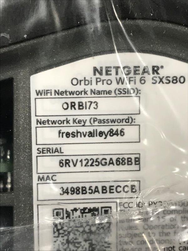 Photo 4 of NETGEAR Orbi Pro WiFi 6 Tri-Band Mesh Add-on Satellite (SXS80) for Business or Home | Coverage up to 3,000 sq. ft, 100 Devices | AX6000 802.11AX (up to 6Gbps) | Requires Orbi Pro WiFi 6 Router Add-on Satellite AX6000