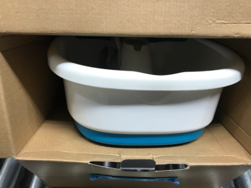 Photo 2 of HoMedics Bubble Mate Foot Spa, Toe Touch Controlled Foot Bath with Invigorating Bubbles and Splash Proof, Raised Massage nodes and Removable Pumice Stone
