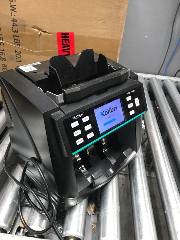 Photo 2 of Kolibri All-in-One Best Value Bank Grade Mixed Bill Money Counter Machine, Counterfeit Detection, Mixed Currency Counter. 3-Year Warranty US Company and Support Team