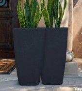 Photo 1 of different color-Stephan Roberts Home STRB-TP22B-01 Stephan Roberts Rectangle 22 Inch Tall Planters, Indoor/Ou
