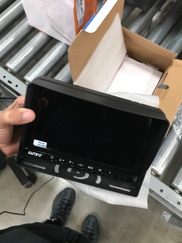 Photo 1 of RV Backup Camera Wireless HD 1080P 7'' Split Screen DVR Monitor Bluetooth Trailer Rear View Cam 4 Channel System Truck Camper Infrared Night Vision Adapter for Furrion Pre-Wired RVs AMTIFO A8