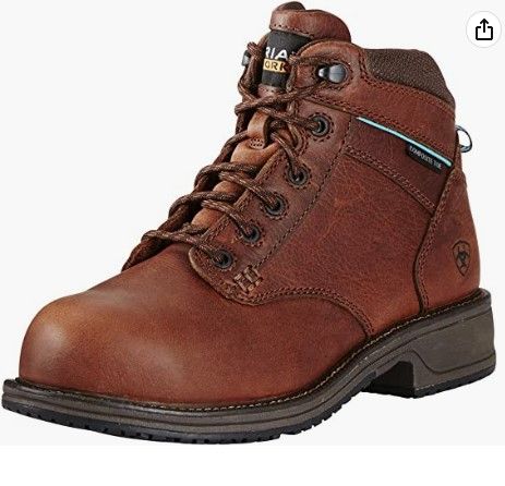 Photo 1 of ARIAT Women's Casual Mid Lace Sd Composite Toe Work Boot Western 9 Wide Nutty Brown