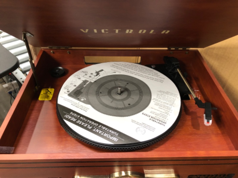 Photo 3 of ** PARTS ONLY** Used ** Victrola Nostalgic 7-in-1 Bluetooth Record Player & Multimedia Center