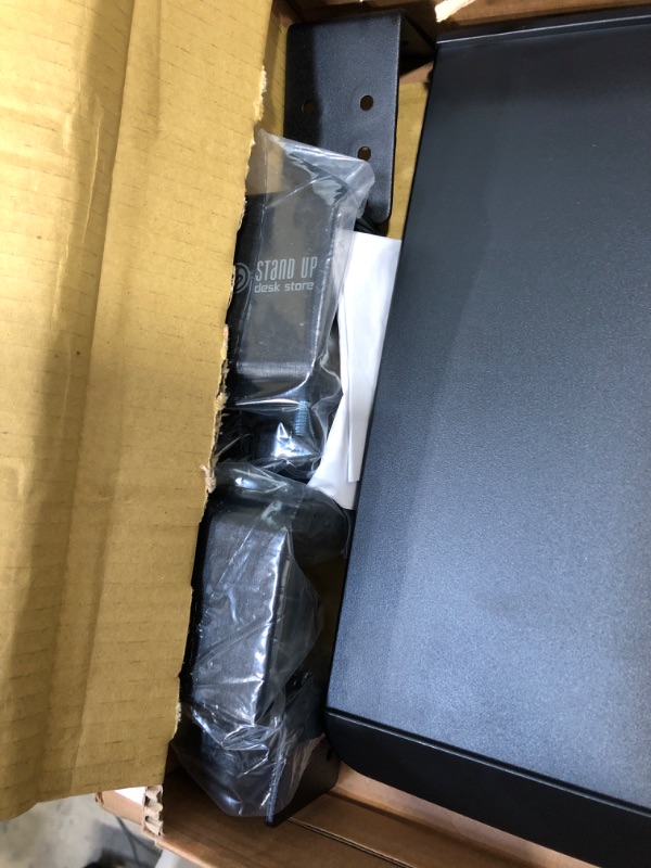 Photo 3 of Used **Stand Up Desk Store Compact Clamp-On Retractable Adjustable Height Under Desk Keyboard Tray | for Desks Up to 1.5" (Small, 24.5" Wide)