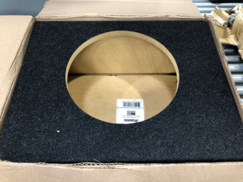 Photo 2 of Bbox Single Sealed 12 Inch Subwoofer Enclosure - Car Subwoofer Boxes & Enclosures - Made in USA Premium Subwoofer Box Improves Audio Quality, Sound & Bass - Nickel Finish Subwoofer Terminals - Black