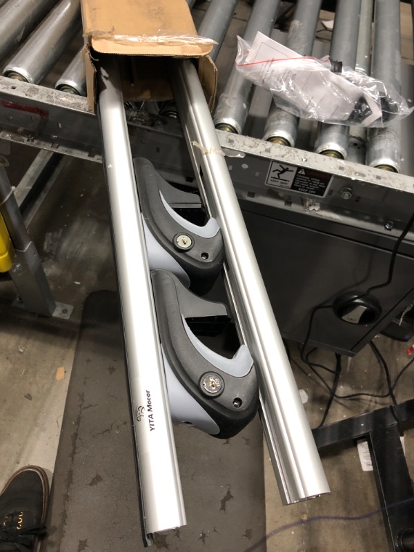 Photo 2 of AUTOSAVER88 Roof Rack Cross Bars Compatible with 2014 2015 2016 2017 2018 2019 2020 2021 2022 Jeep Cherokee Crossbars, Raised Side Rail Needed Rooftop Aluminum Luggage Cargo Carrier Bag 150 lbs Load