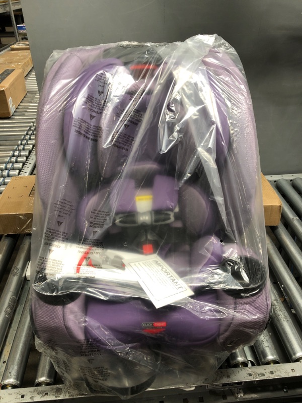 Photo 2 of Britax One4Life ClickTight All-in-One Car Seat – 10 Years of Use – Infant, Convertible, Booster – 5 to 120 pounds - SafeWash Fabric, Plum Plum [New Version]