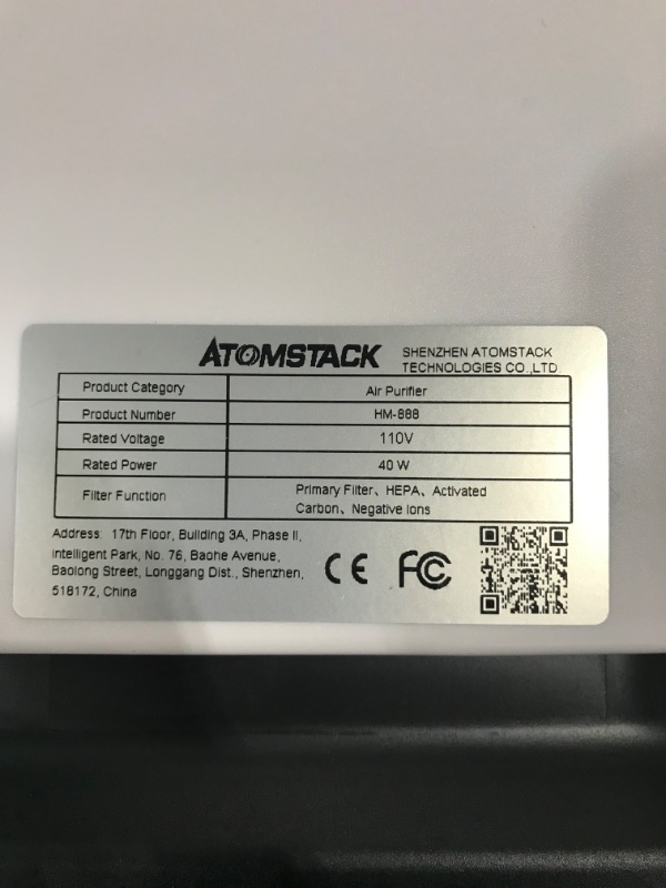 Photo 4 of Atomstack Air Purifier Cleaner For Laser Engraving Machine
