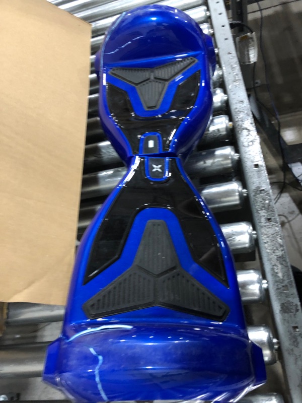 Photo 2 of **CRACKED ON BOTH ENDS, DOES NOT TURN ON WHEN CHARGING. FOR PARTS ONLY, SEE PHOTOS**
Hover-1 H1 Hoverboard Electric Scooter Blue