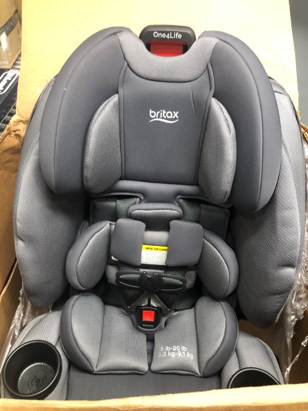 Photo 1 of Britax One4Life ClickTight All-in-One Car Seat – 10 Years of Use – Infant, Convertible, Booster – 5 to 120 pounds - SafeWash Fabric, Drift Drift [New Version]