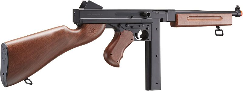 Photo 1 of Airsoft Tommy Thompson Submachine Gun WW2 Chicago Typewriter Full Auto Electric 