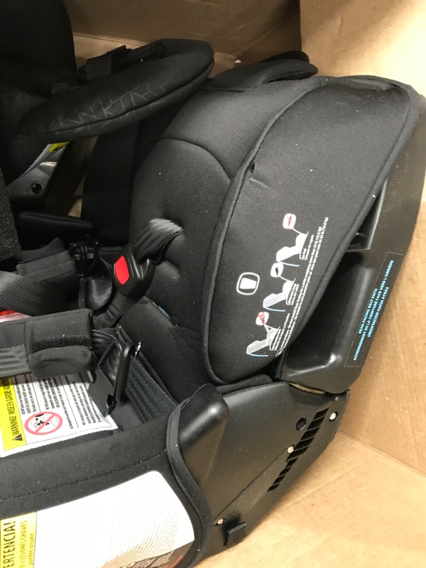 Photo 4 of Diono Radian 3RXT, 4-in-1 Convertible Car Seat, Rear and Forward Facing, Steel Core, 10 Years 1 Car Seat, Ultimate Safety and Protection, Slim Fit 3 Across, Black Jet 3RXT with Comfort+ Black Jet