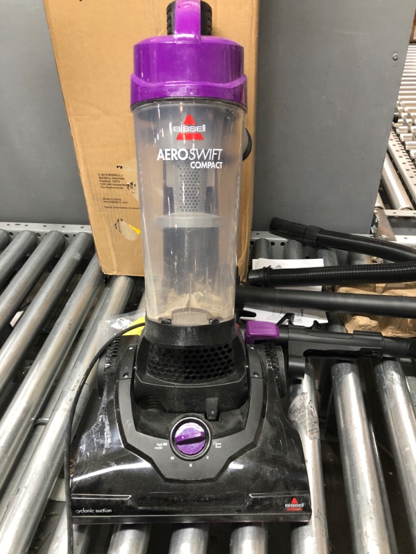 Photo 1 of Bissell AeroSwift Compact Lightweight Bagless Upright Vacuum Cleaner
NEEDS TO BE CLEANED
