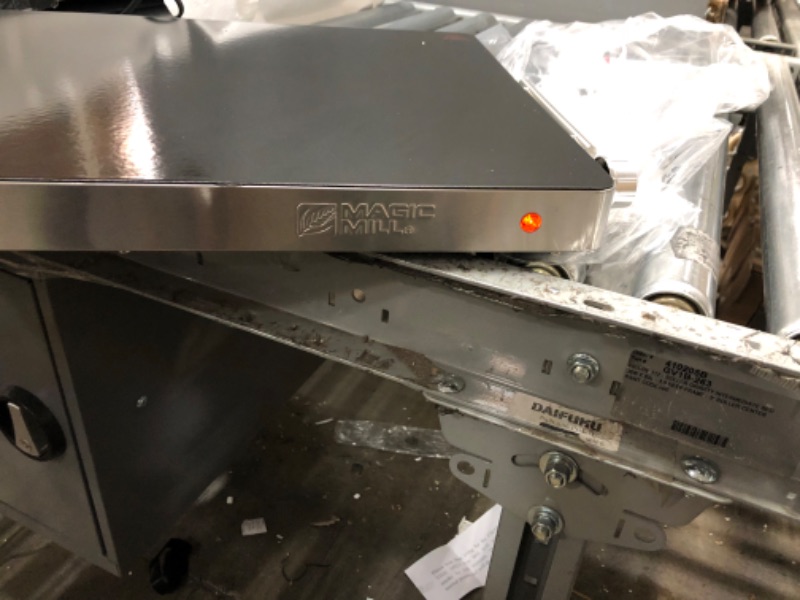 Photo 1 of Magic Mill Stainless Steel with Enamel Top Hot Plate with Adjustable Temperature Knob - 21" x 16"
