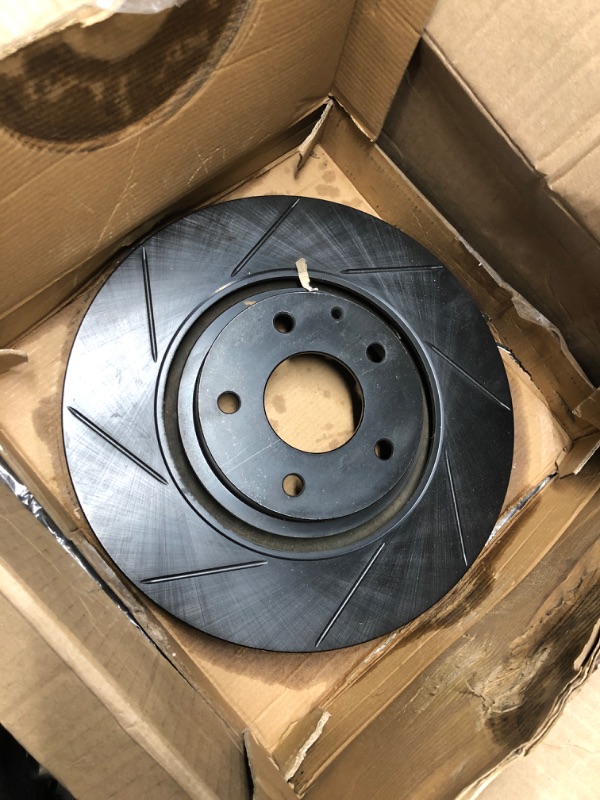 Photo 3 of Hart Brakes Front Brakes and Rotors Kit |Front Brake Pads| Brake Rotors and Pads| Ceramic Brake Pads and Rotors - BHSF.45081.02