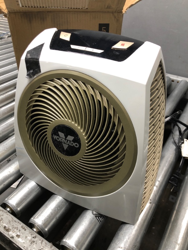 Photo 2 of ***TESTED/ HEATER WORKS*** Vornado AVH10 Vortex Heater with Auto Climate Control, 2 Heat Settings, Fan Only Option, Digital Display, Advanced Safety Features, Whole Room, White AVH10 — Auto Climate Heater