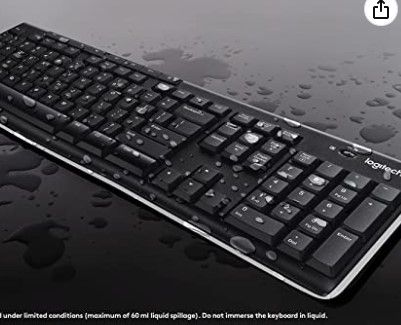 Photo 1 of Logitech MK270 Wireless Keyboard And Mouse Combo For Windows, 2.4 GHz Wireless, Compact Mouse, 8 Multimedia And Shortcut Keys, For PC, Laptop - Black
NO MOUSE INCLUDED