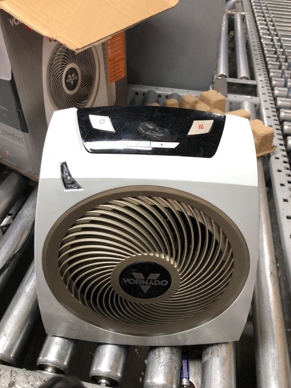 Photo 2 of ***TESTED/ TURNS ON*** Vornado AVH10 Vortex Heater with Auto Climate Control, 2 Heat Settings, Fan Only Option, Digital Display, Advanced Safety Features, Whole Room, White AVH10 — Auto Climate Heater