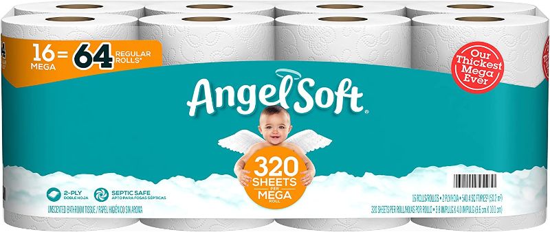 Photo 1 of Angel Soft® Toilet Paper,  pack of 3