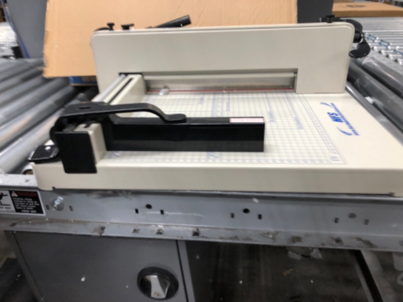 Photo 2 of HFS (R) Heavy Duty Guillotine Paper Cutter -12'' (12'' Paper Cutter)