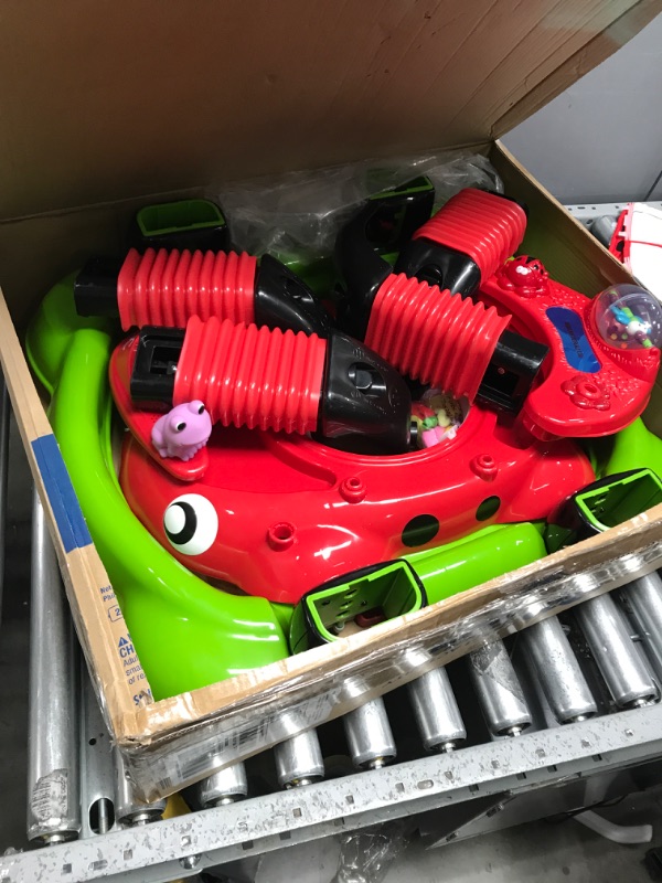 Photo 1 of Delta Children Lil Play Station 4-in-1 Activity Walker - Rocker, Activity Center, Bouncer, Walker - Adjustable Seat Height - Fun Toys for Baby, Sadie the Ladybug
