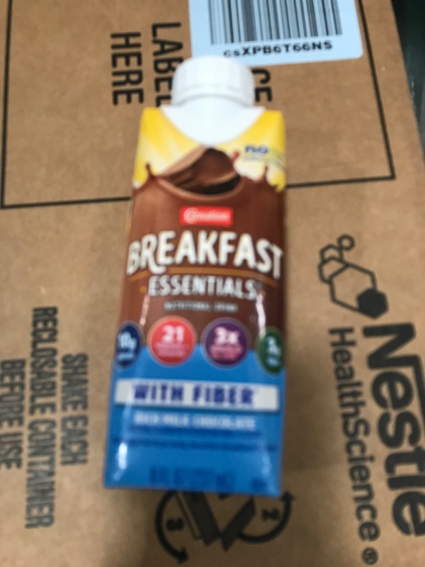 Photo 3 of **EXPIRES SEP03/2023** Carnation Breakfast Essentials Nutritional Drink, Rich Milk Chocolate, 10 g Protein, 24 - 8 fl oz Cartons
