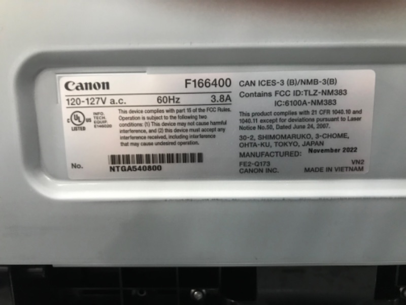 Photo 4 of Canon ImageCLASS LBP6030w (8468B003) Monochrome Wireless Laser Printer, Compact Design, White